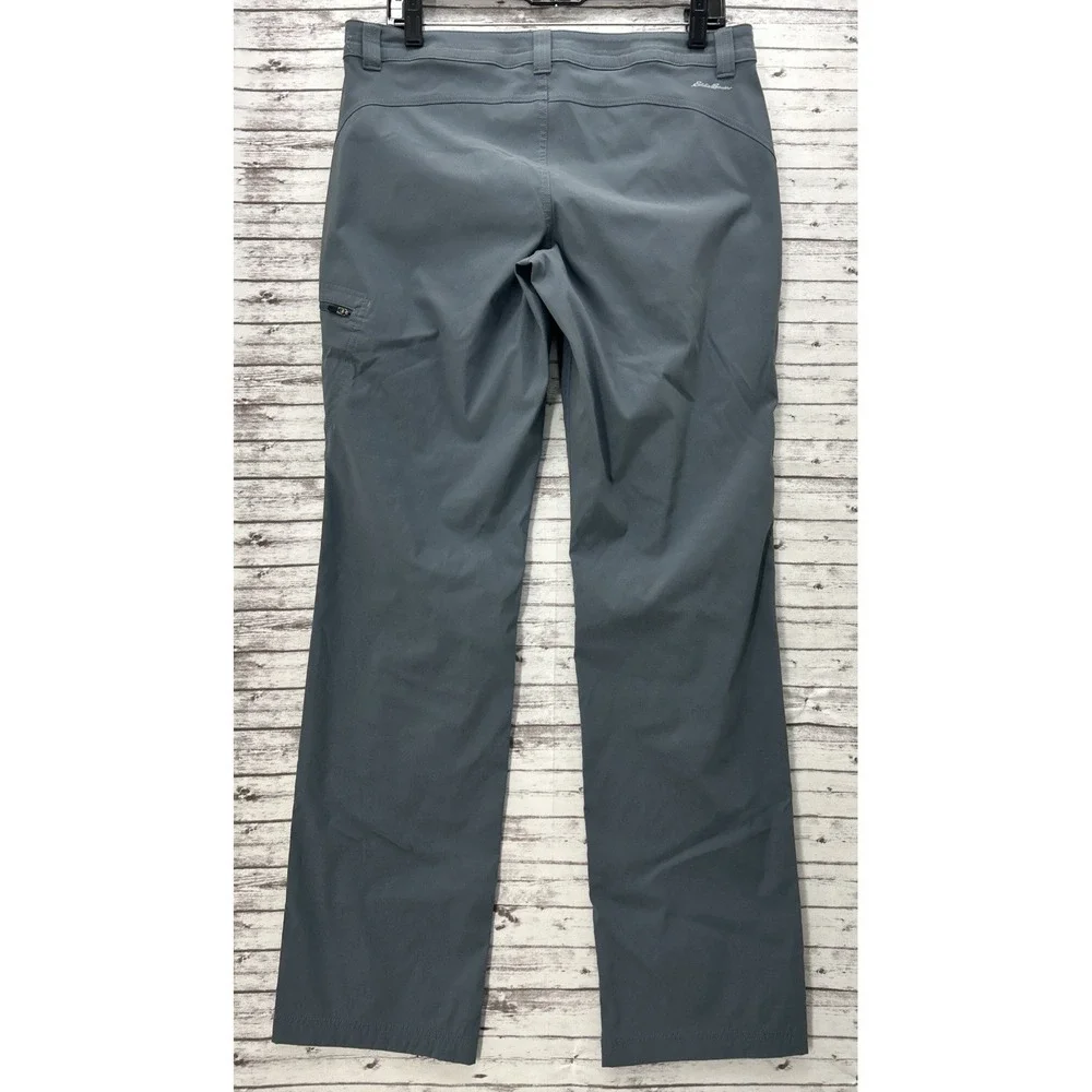 Eddie Bauer Women's Graphite Rainier Outdoor Hiking Pants Size 10 Gray Nylon